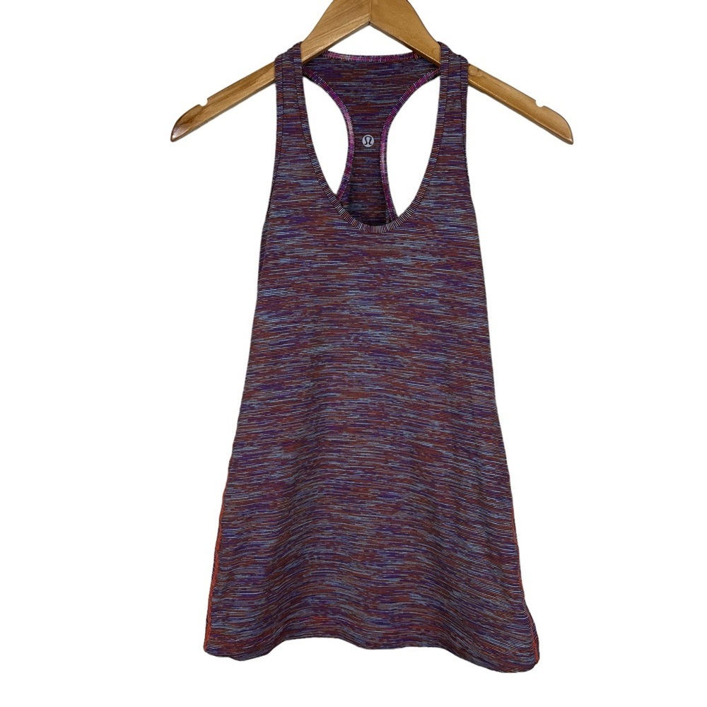 Lululemon Women's Multi-color Heathered Cool Racerback Tank Top Sz 2 or 4